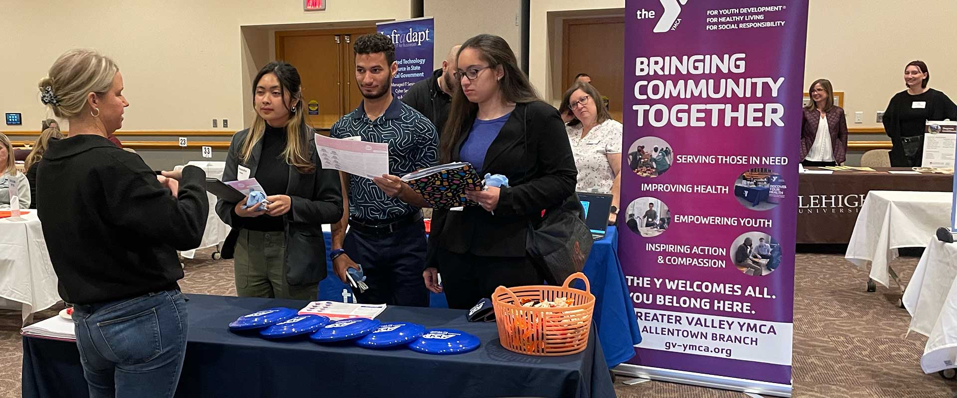 career fair sign