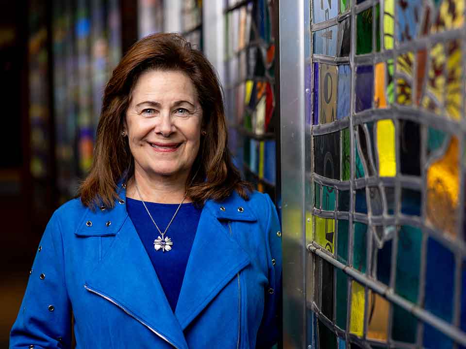 board members at a building dedication