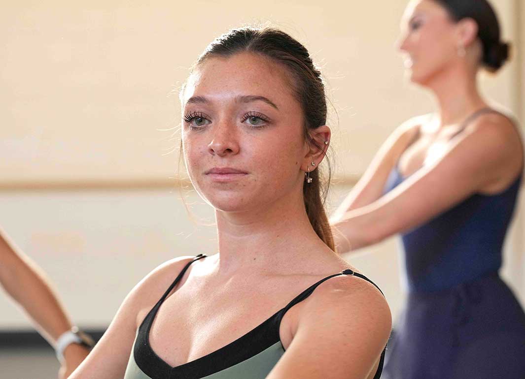 dancing students
