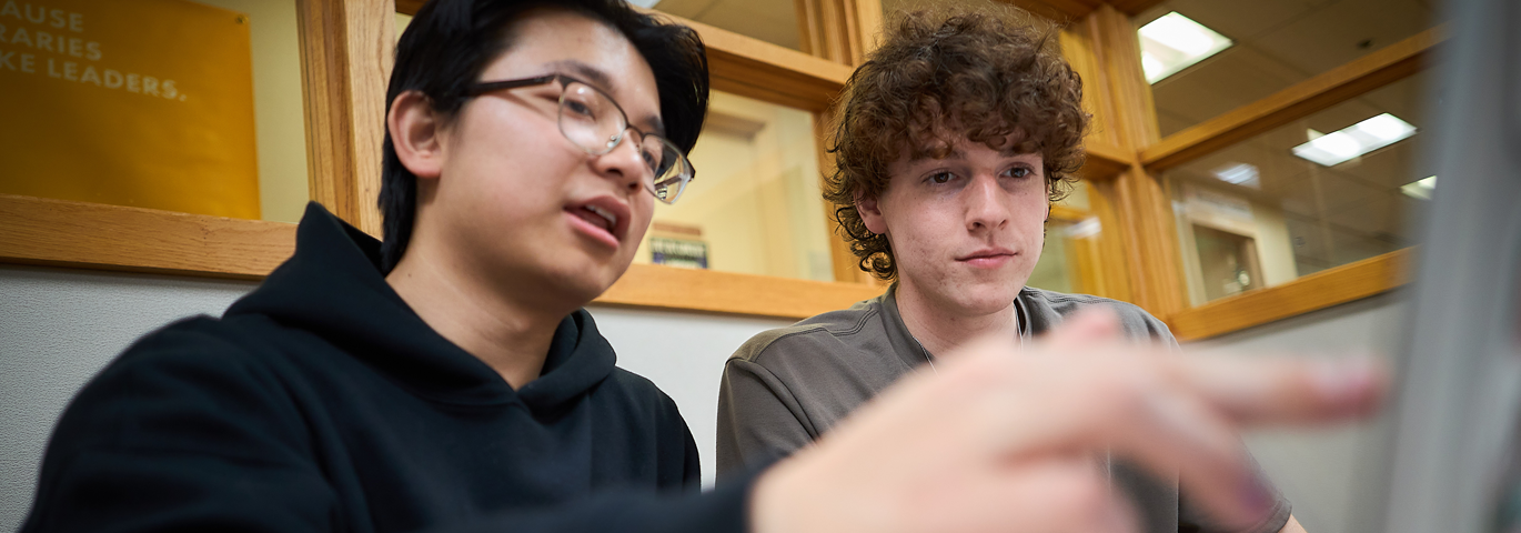 students in computer lab