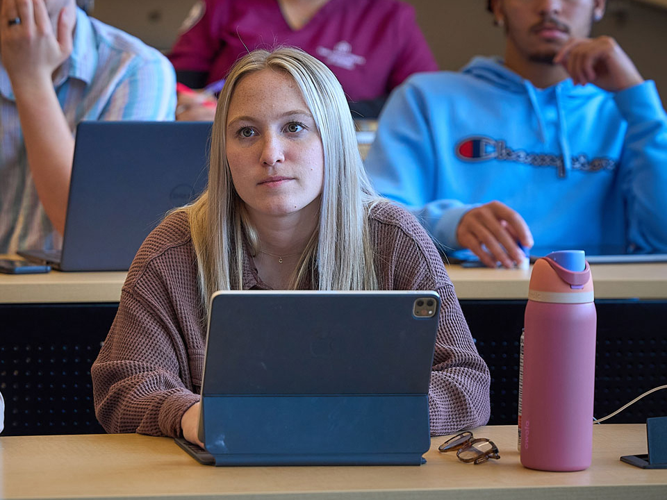 students in a classroom