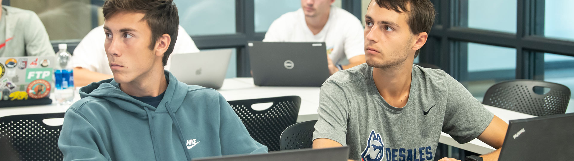 accounting students in a classroom