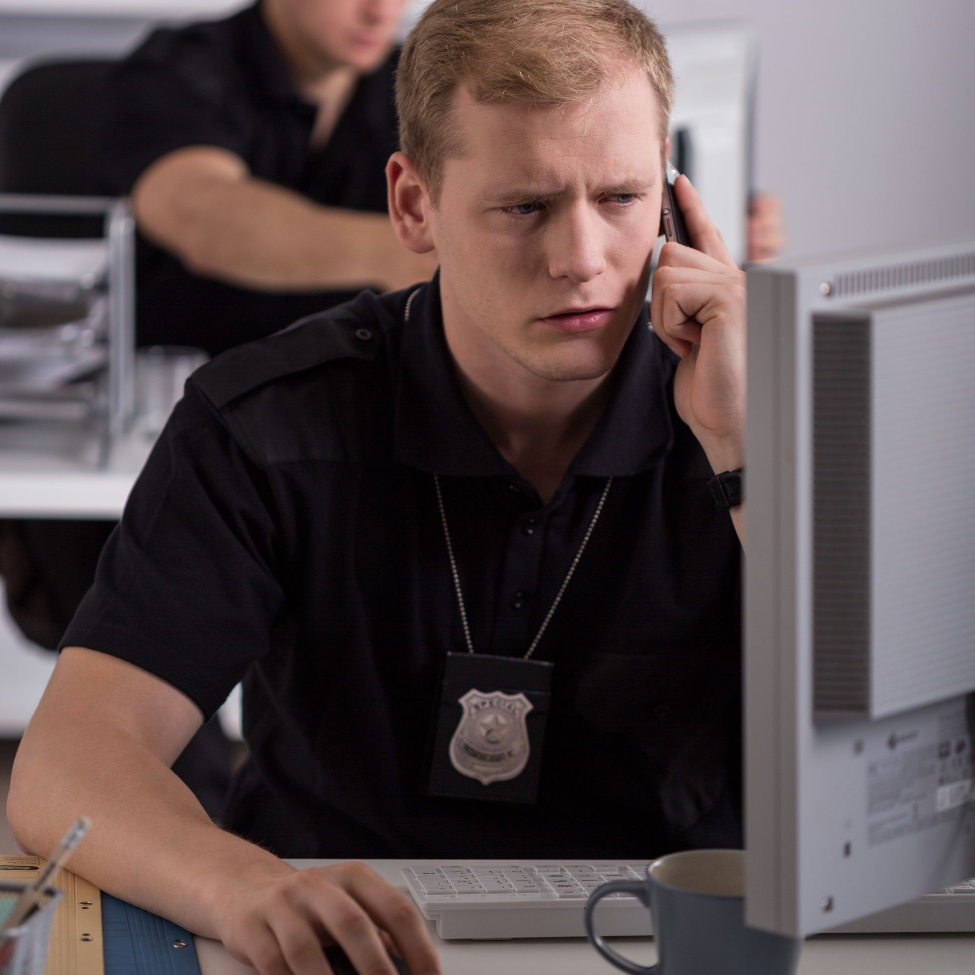 student in computer lab