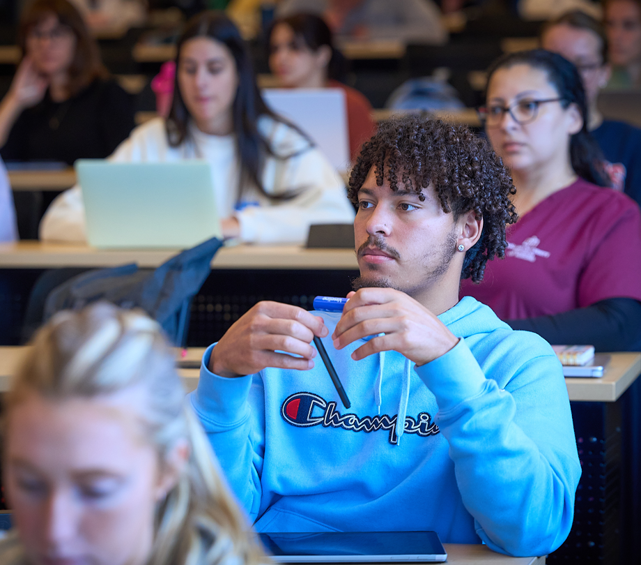 students in class