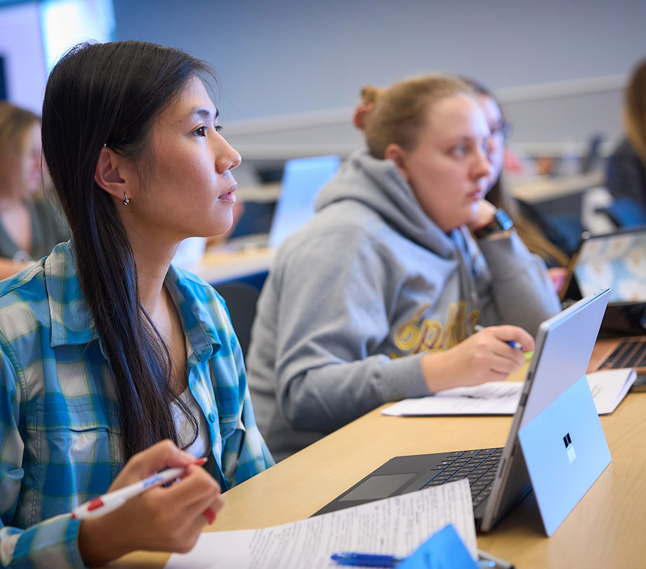 students in a classroom