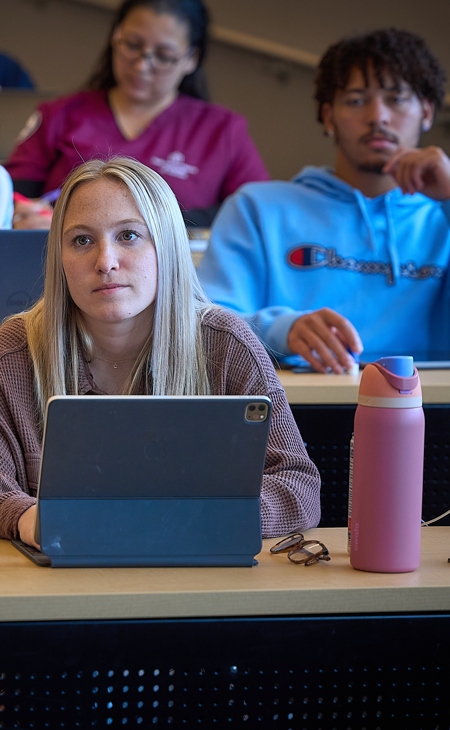 students listening to a lecture