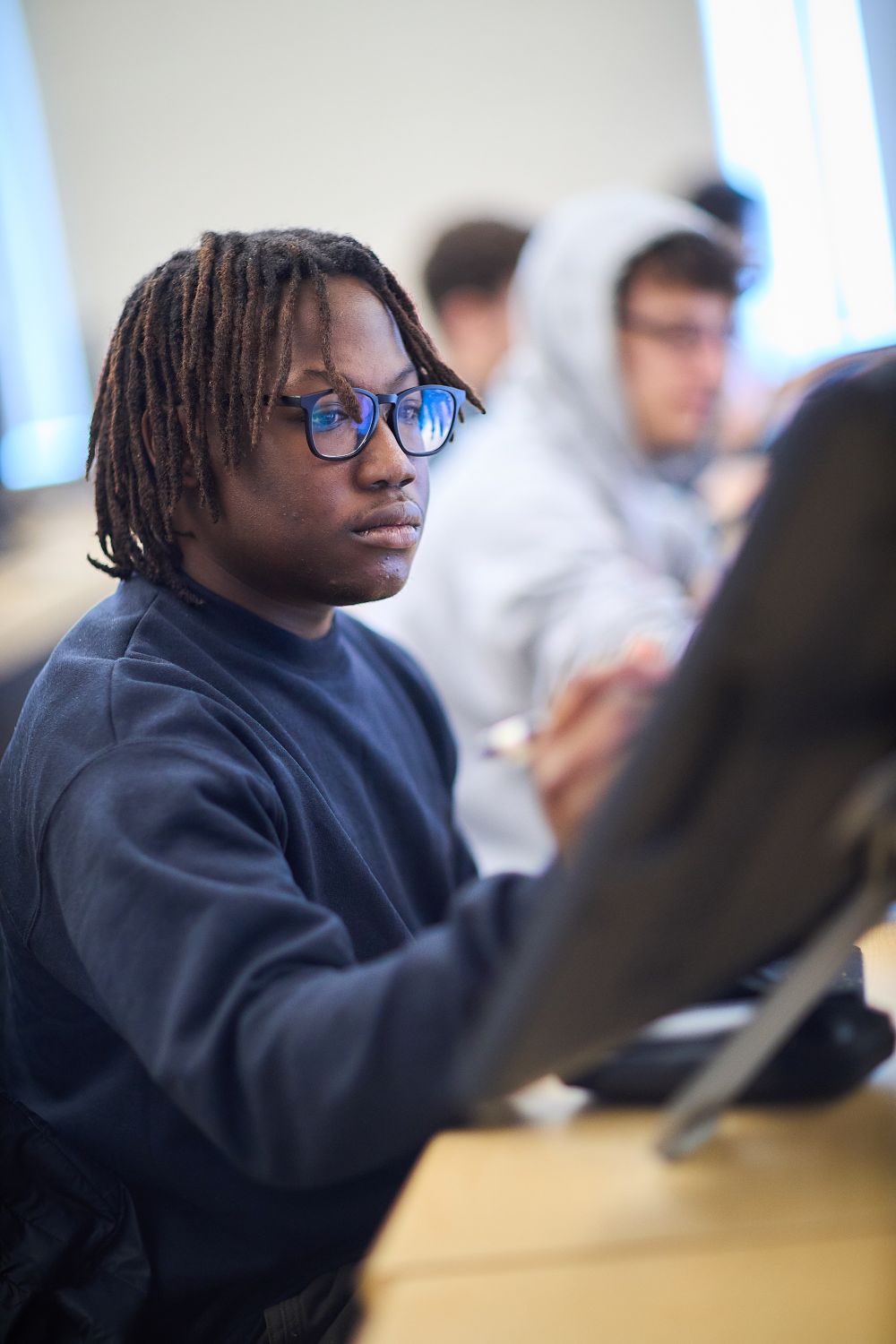 students in classroom