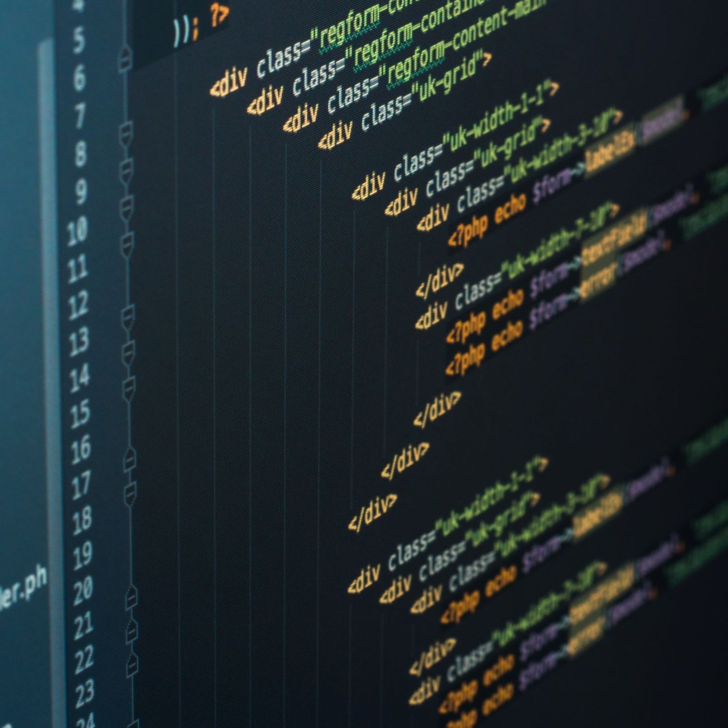 students in a data analytics class