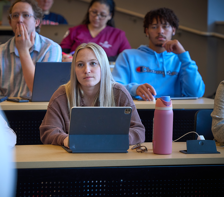 students in a classroom