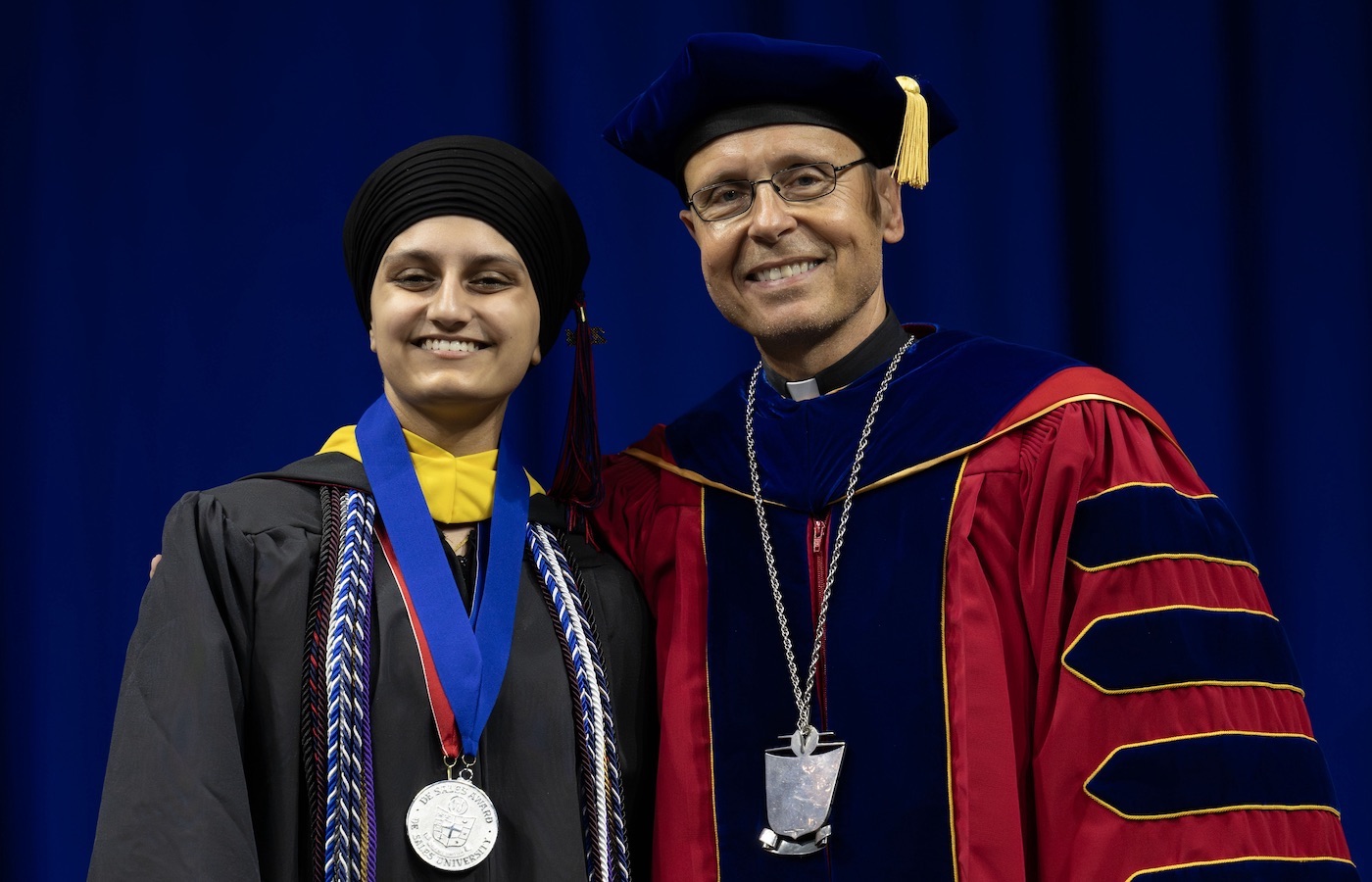 Harkiran Bhullar and Father Jim