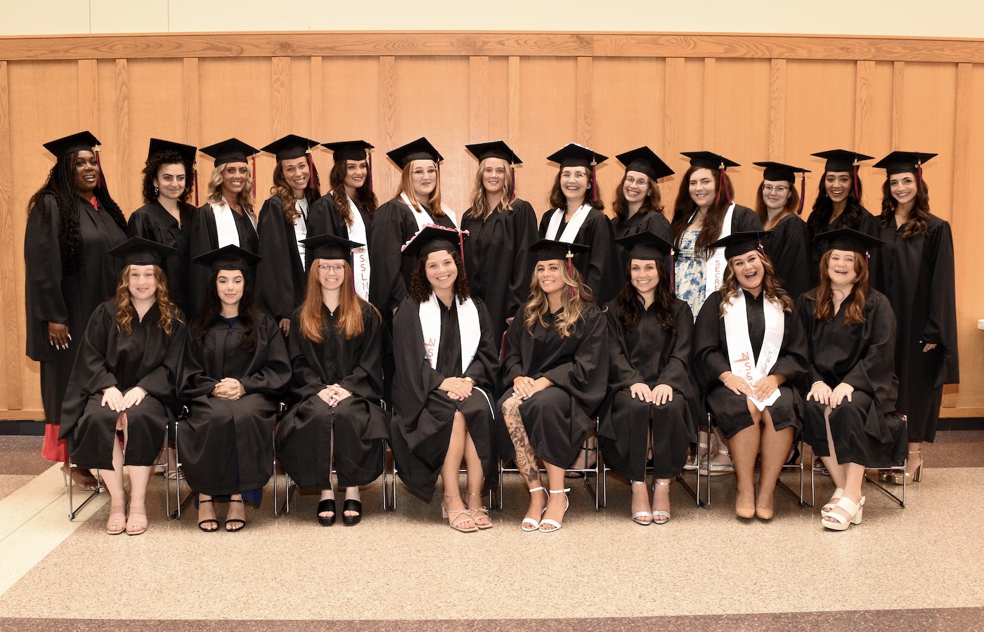 Inagural graduating cohort of SLP students